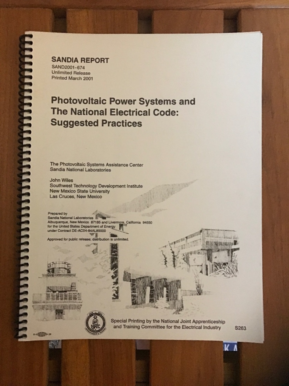 NJATC PHOTOVOLTAIC POWER SYSTEMS AND THE NATIONAL ELECTRICAL CODE S263